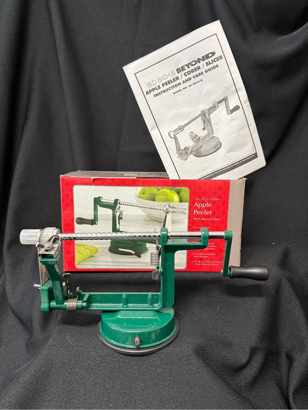 Apple peeler, corer, slicer. W/ instructions, recipes